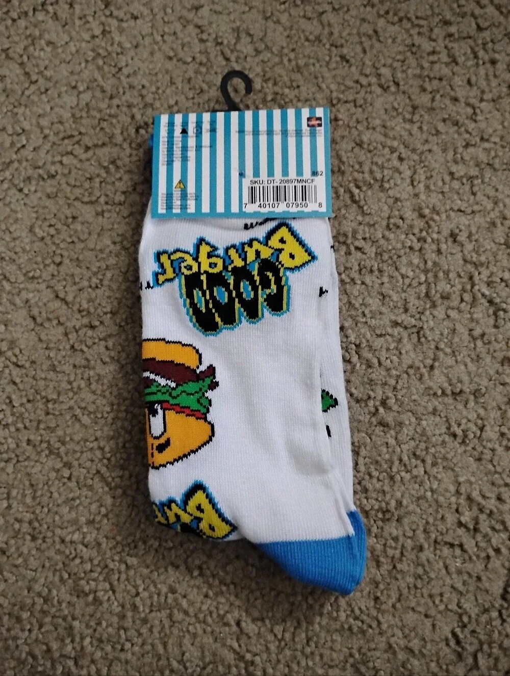 Official Good Burger Crew Socks.